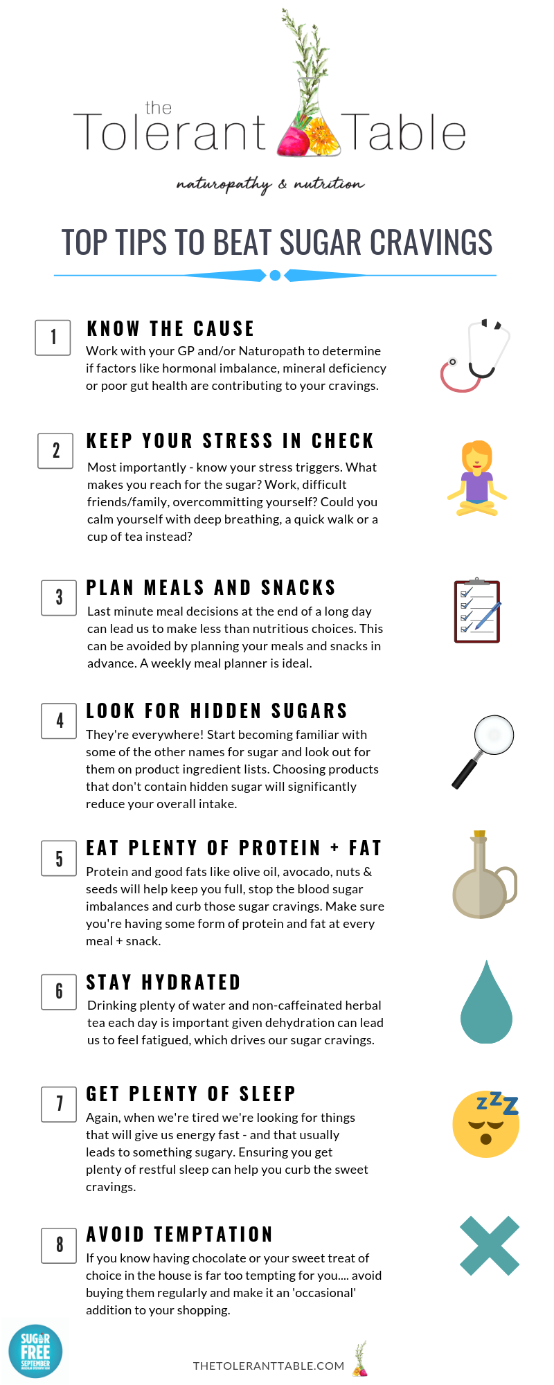 Top tips to beat sugar cravings
